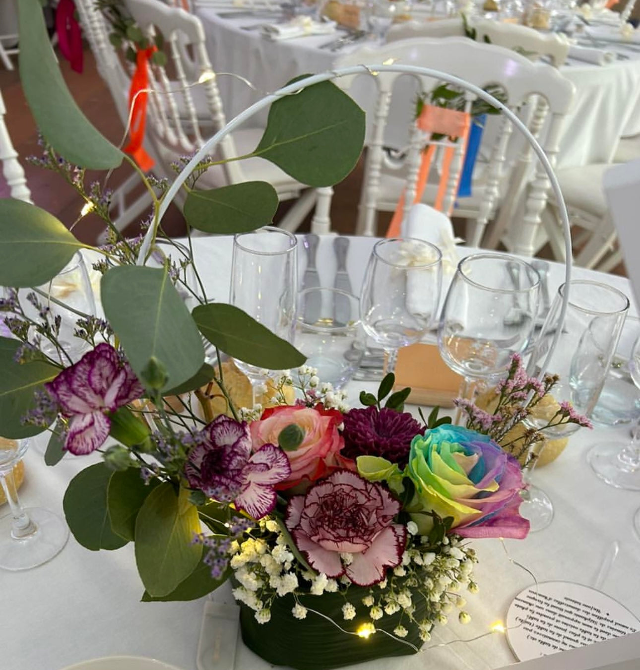 Décorations Florales – Une Atmosphère Magique (Mariage)