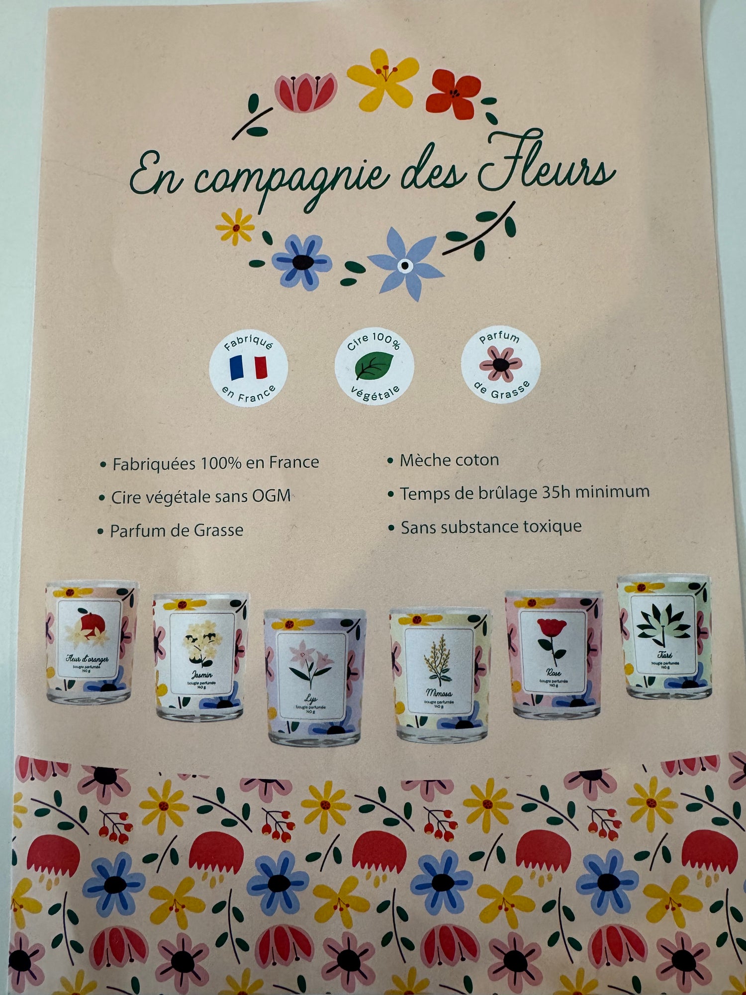 En compagnie des fleurs 🌸