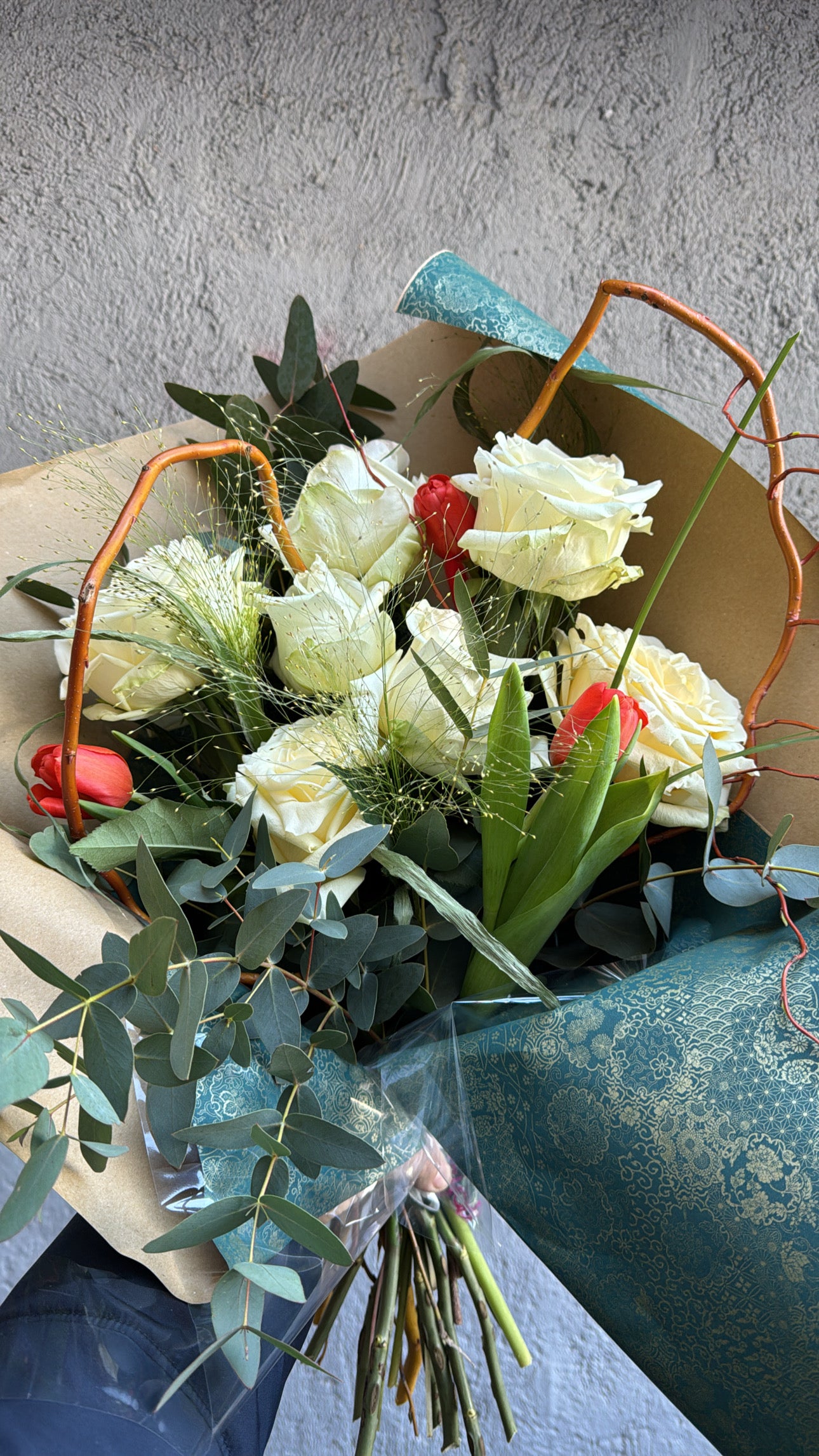 Bouquet Passion Éternelle – Spécial Saint-Valentin ❤️🌿