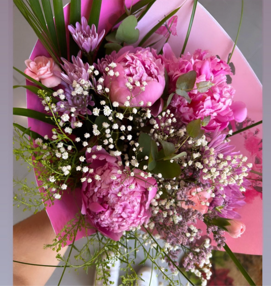 Bouquet pivoine
